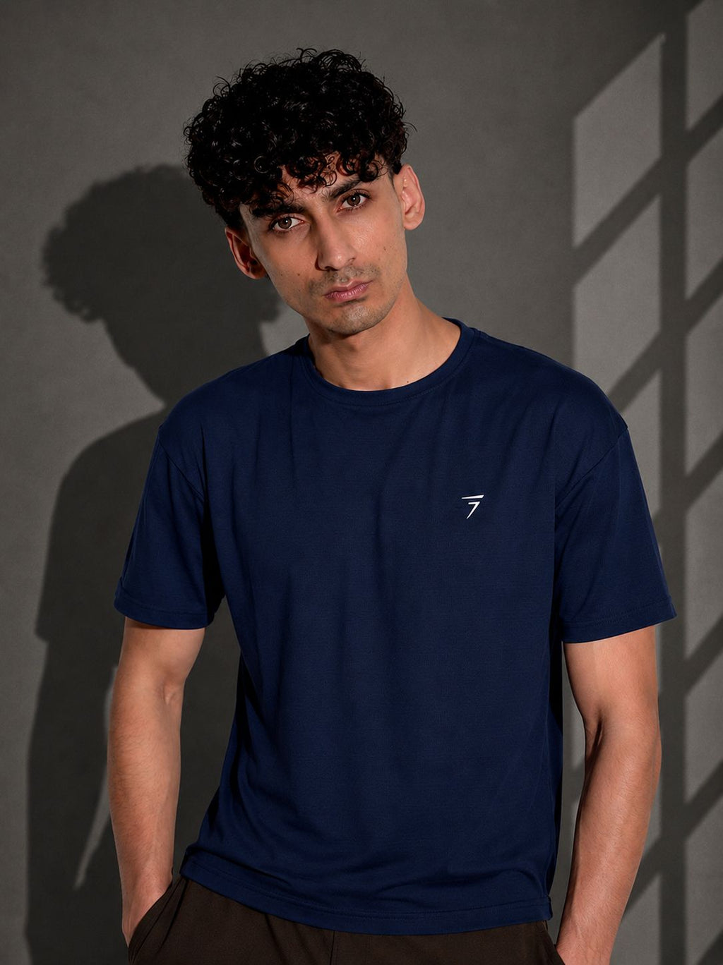 NAVY AIRFLOW PERFORMANCE TEE