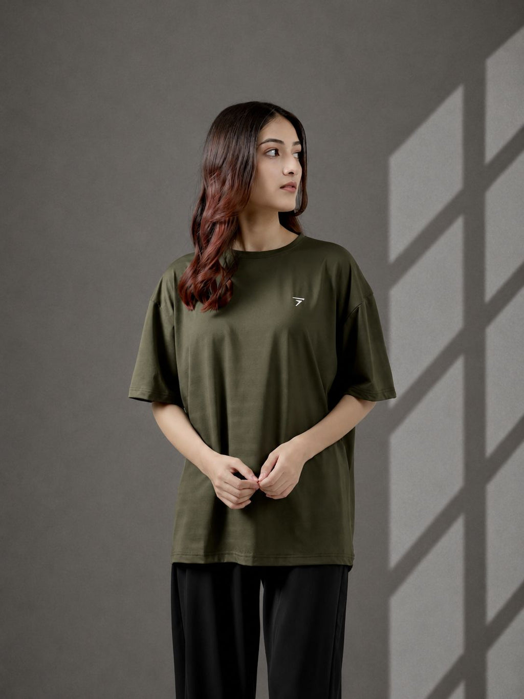 DARK OLIVE AIRFLOW PERFORMANCE TEE