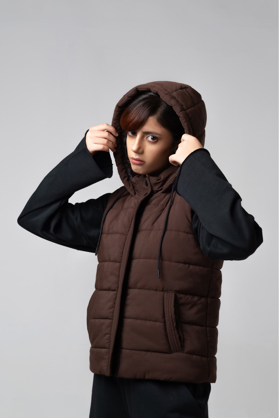 MOCHA PUFFER JACKET