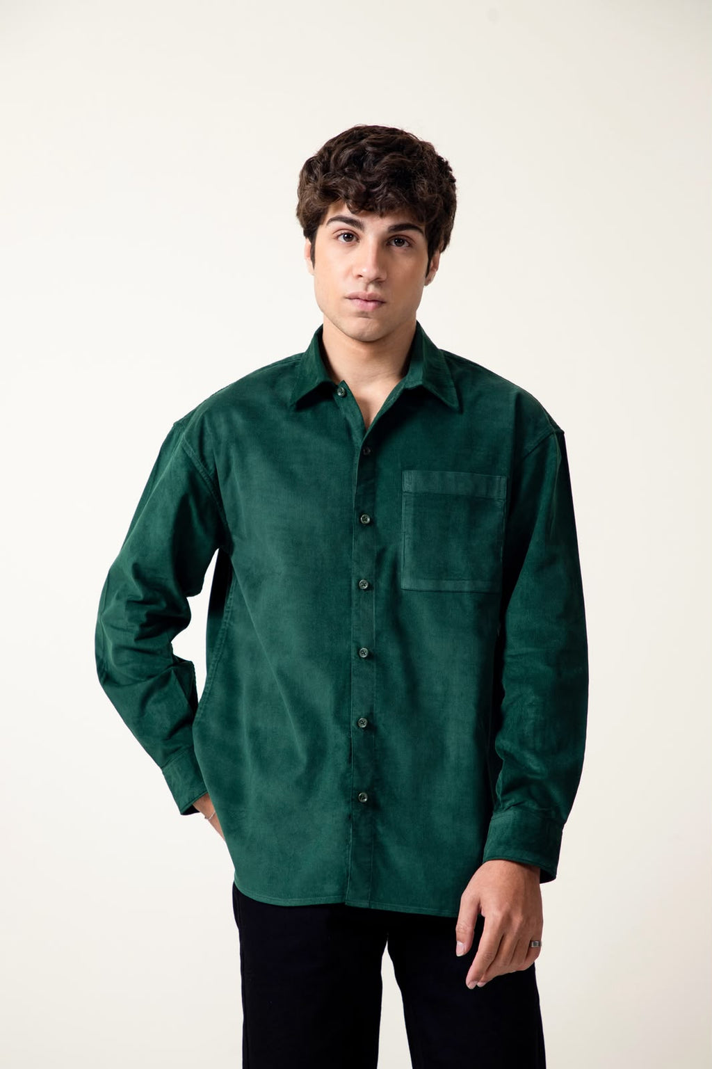 EMERALD CORDUROY SHIRT MEN
