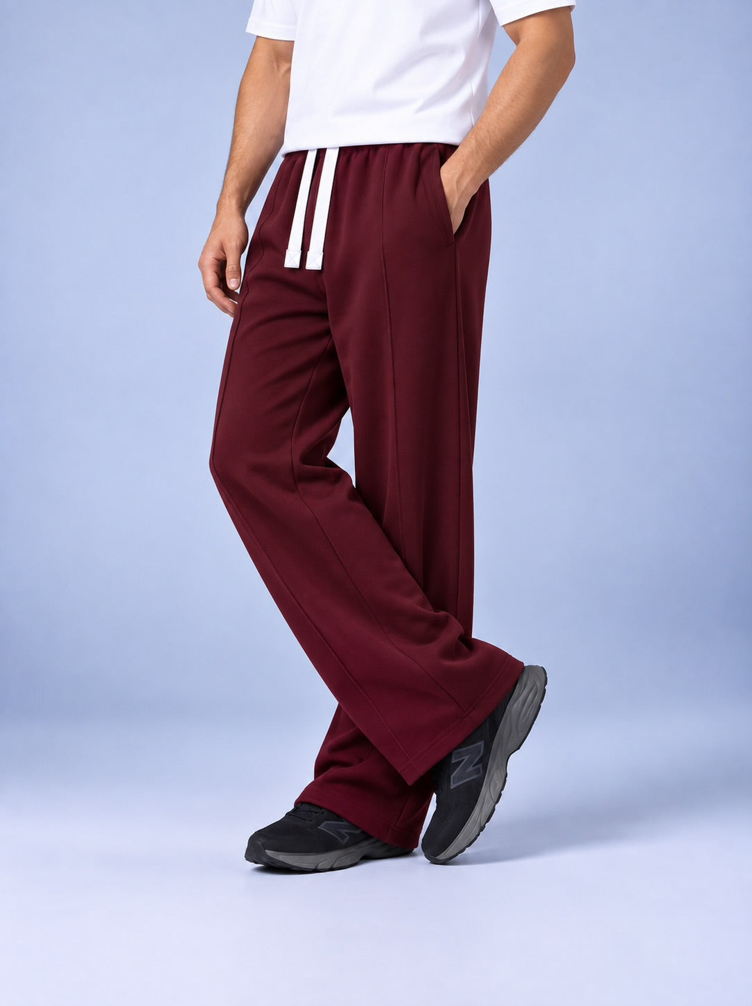 MEN’S MAROON TERRY PANTS