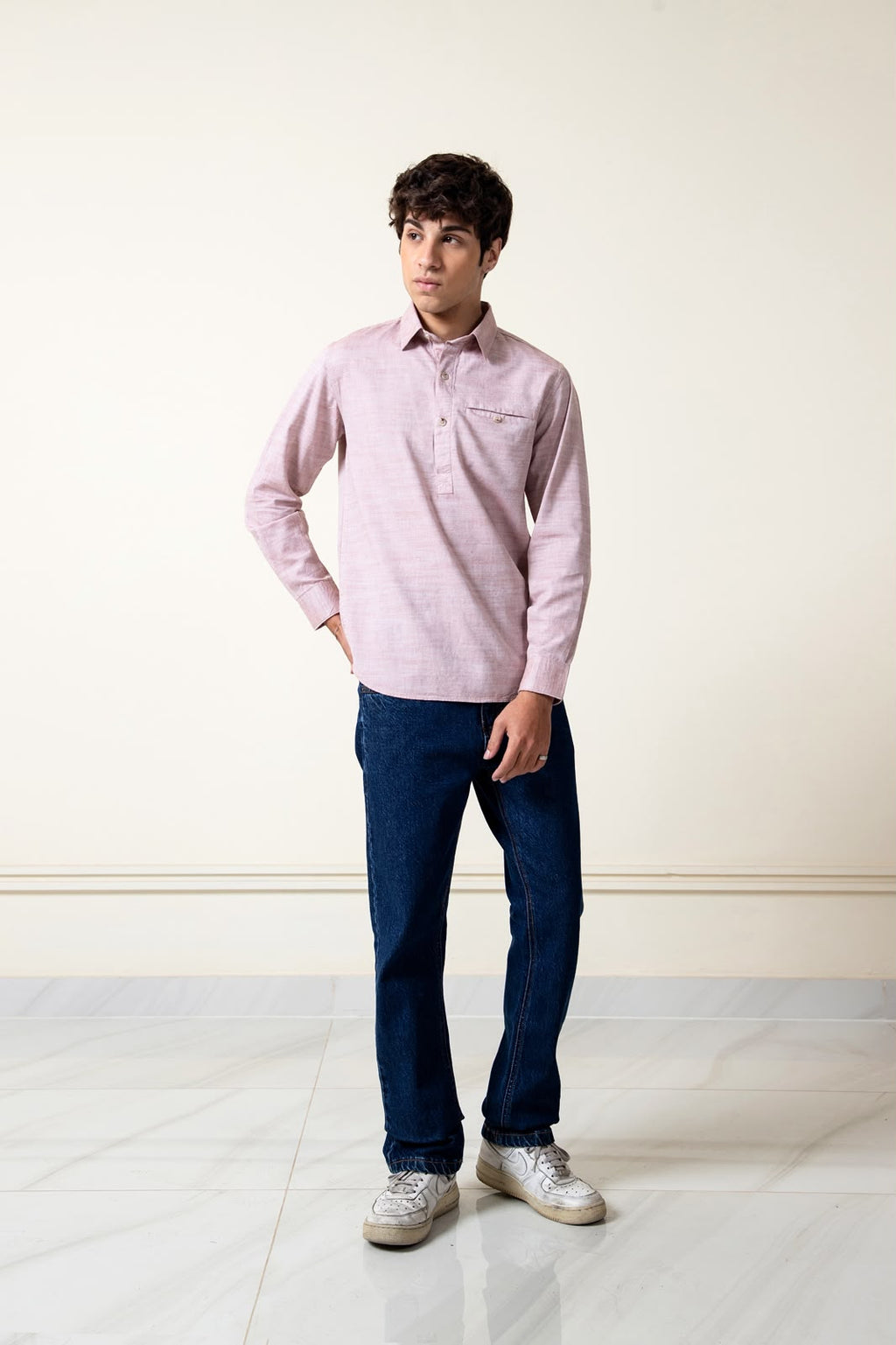 COTTON SHAMBRAY SHIRT