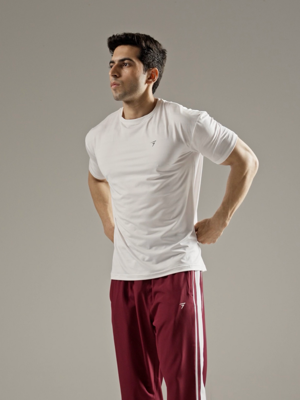 WHITE AIRFLOW PERFORMANCE TEE