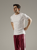 WHITE AIRFLOW PERFORMANCE TEE