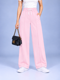 WOMEN LIGHT PINK TERRY PANTS