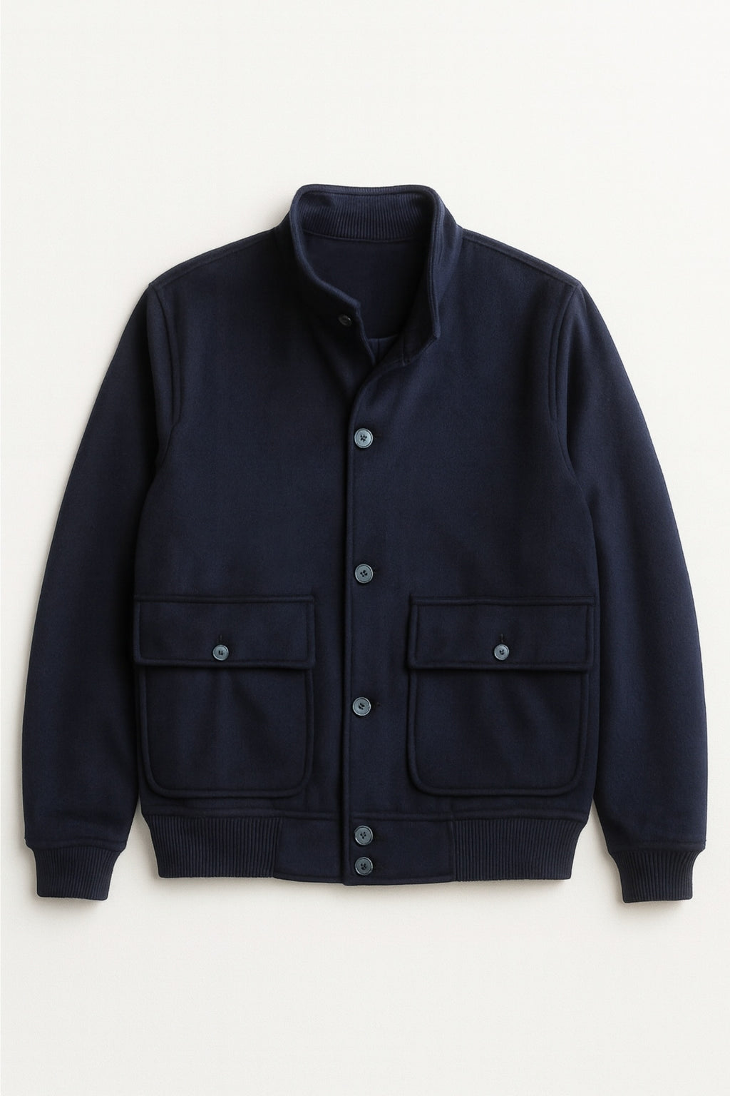 NAVY WOOL JACKET