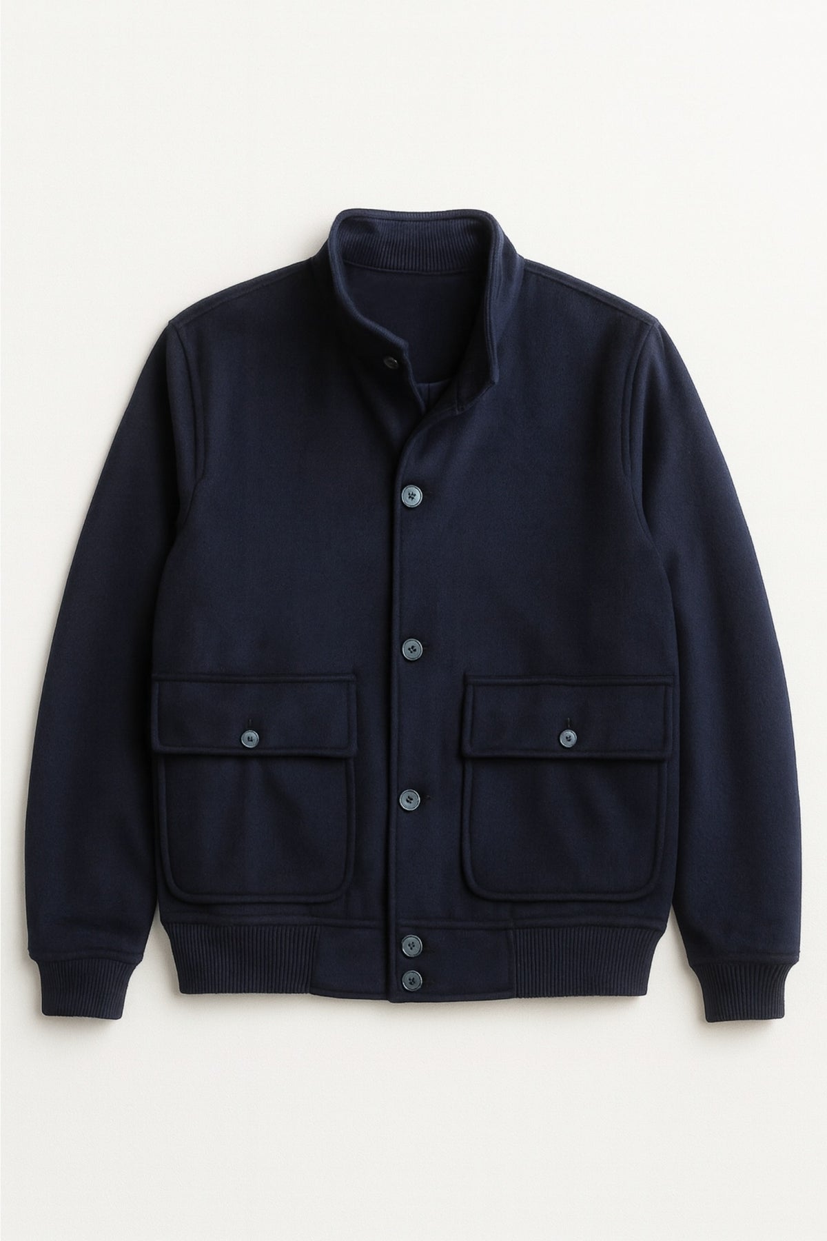 NAVY WOOL JACKET