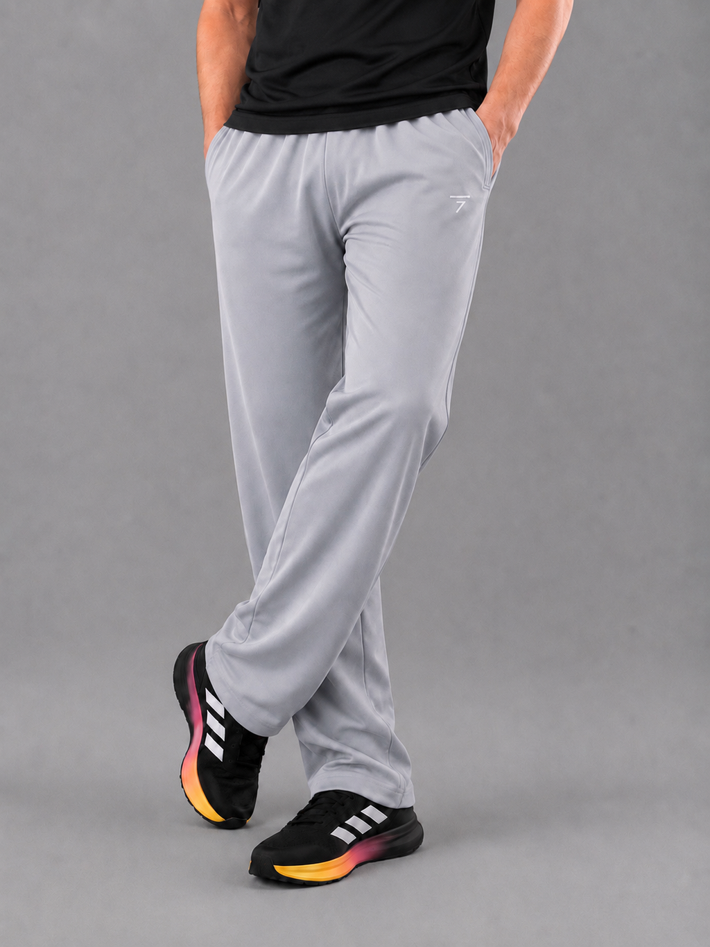 GREY BASIC MICRO RELAX FIT BOTTOM