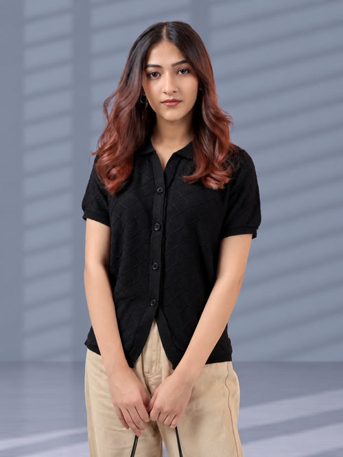 BLACK DIAMOND KNIT POLO