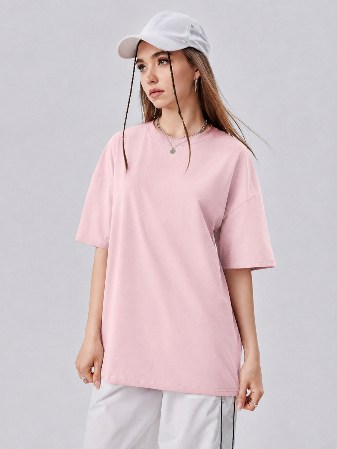 LIGHT PINK SPANDEX TEE