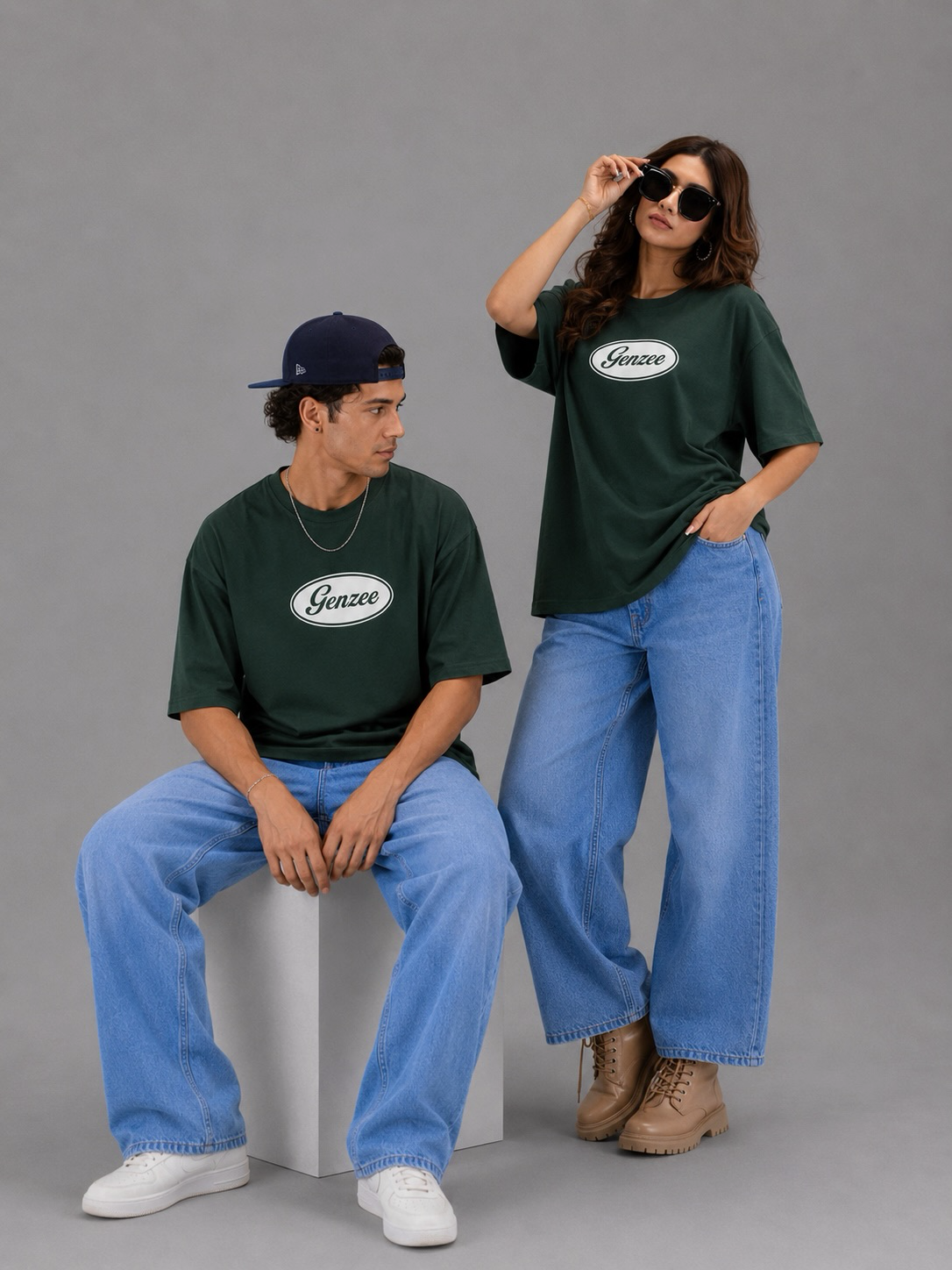 GREEN GENZEE SPANDEX TEE