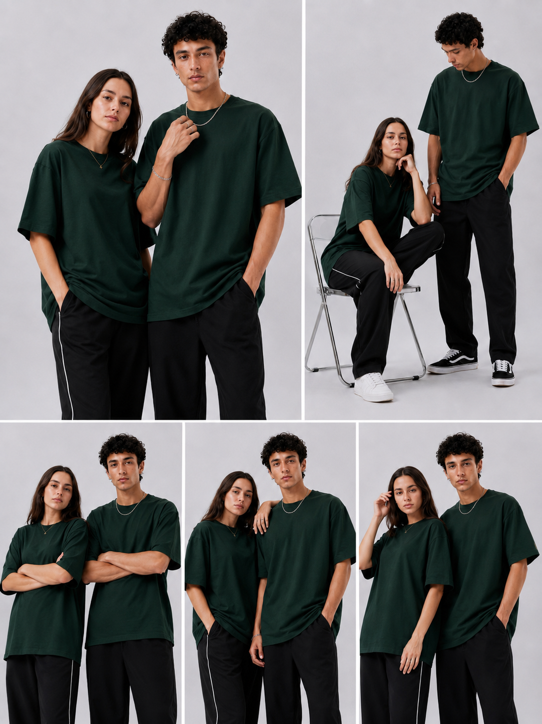 GREEN SPANDEX TEE