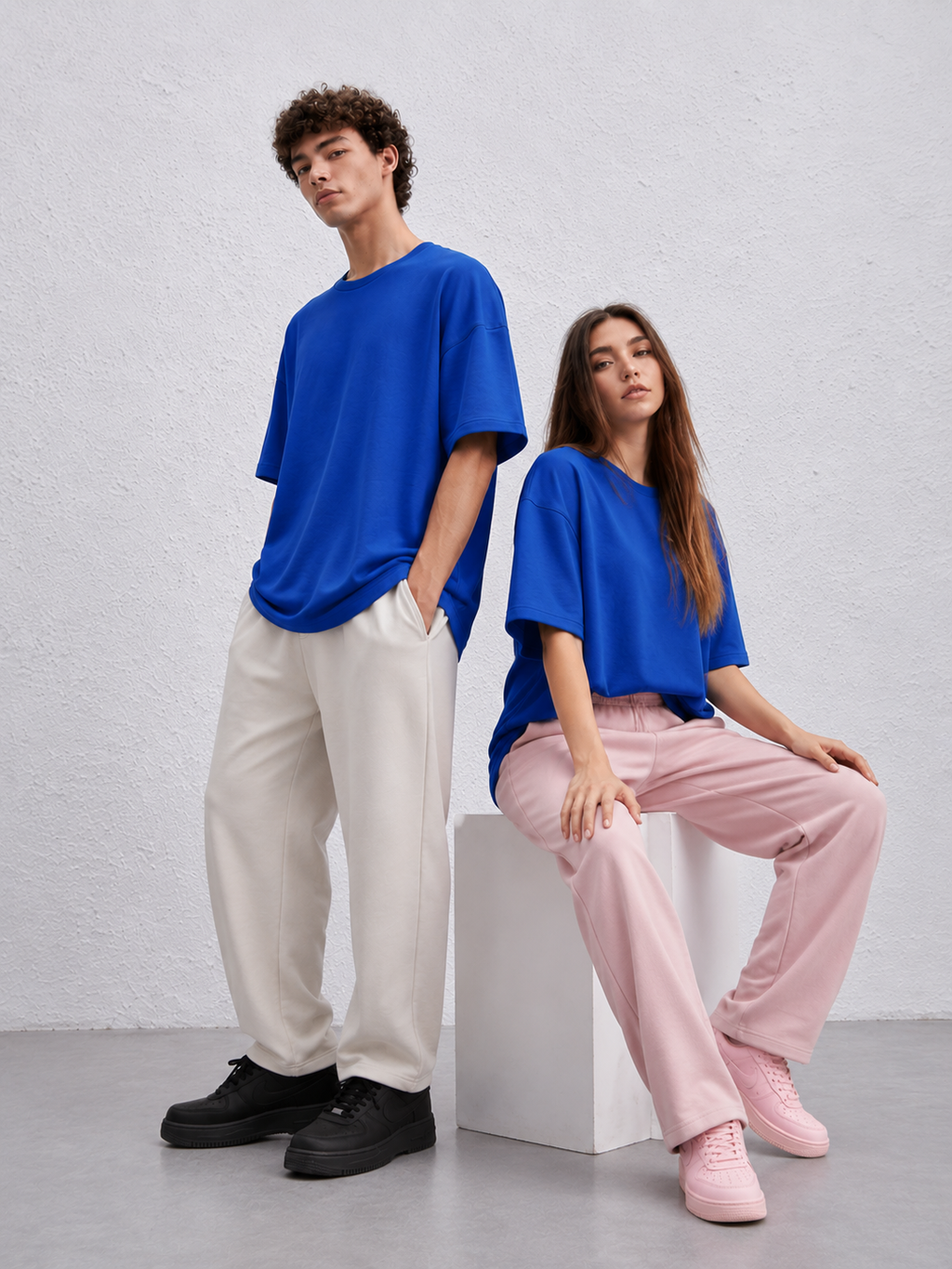 ROYAL SPANDEX TEE