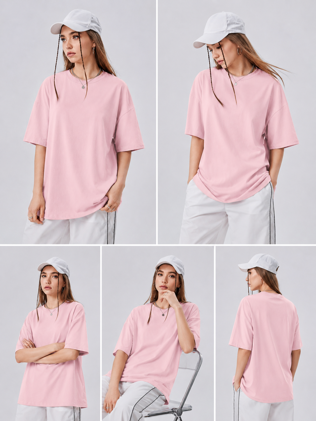 LIGHT PINK SPANDEX TEE