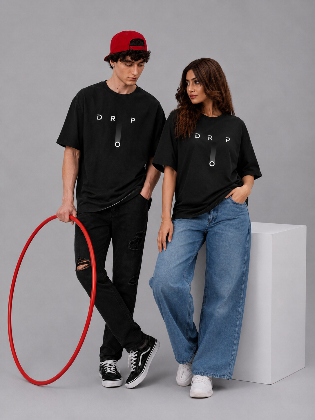 DROP SPANDEX TEE
