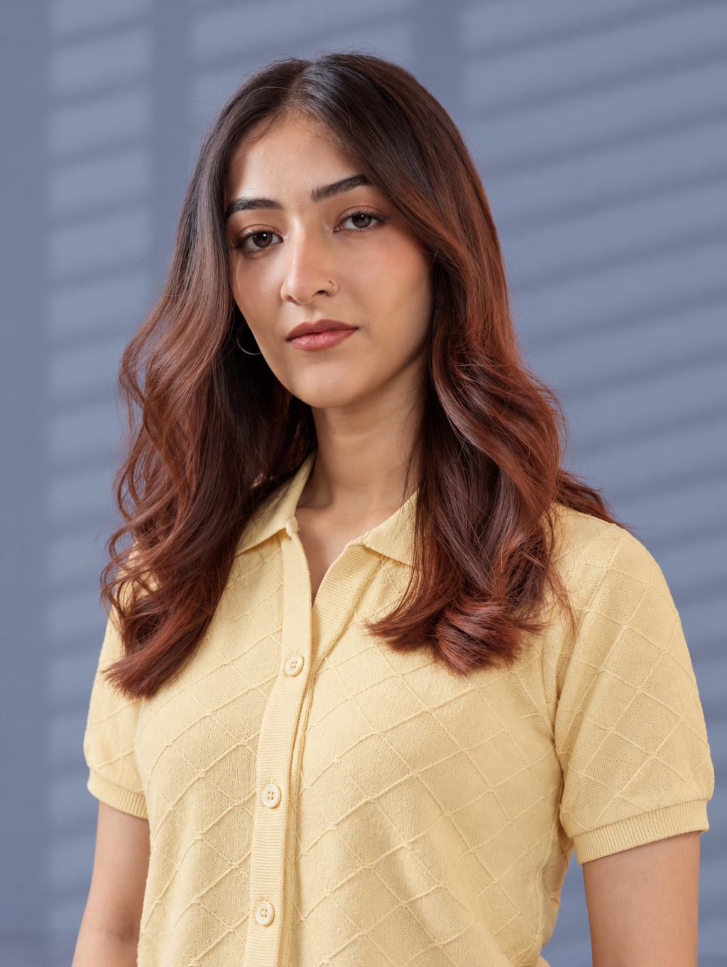 BUTTER DIAMOND KNIT POLO