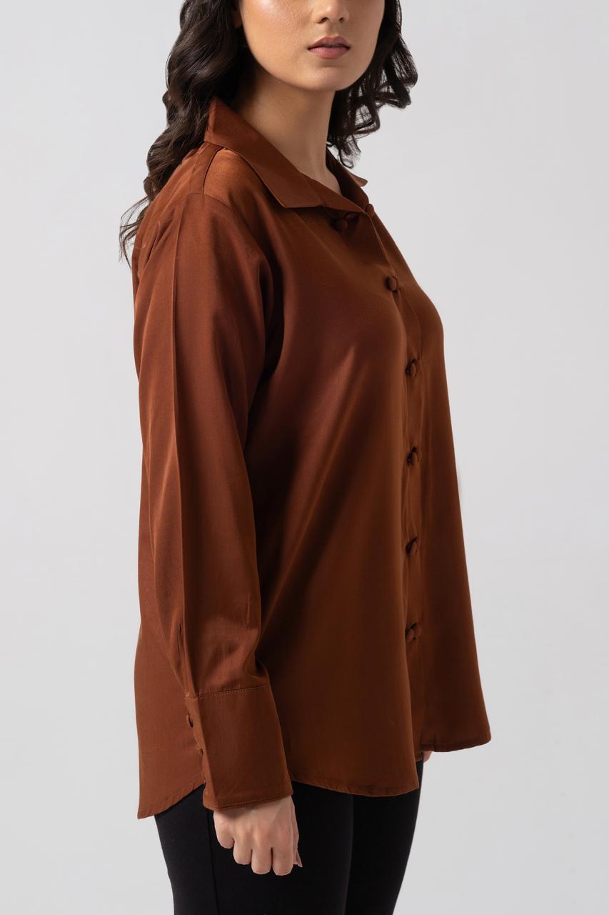 COCOA SILK SHIRT
