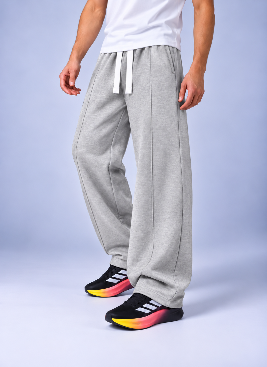 MEN’S GREY TERRY PANTS
