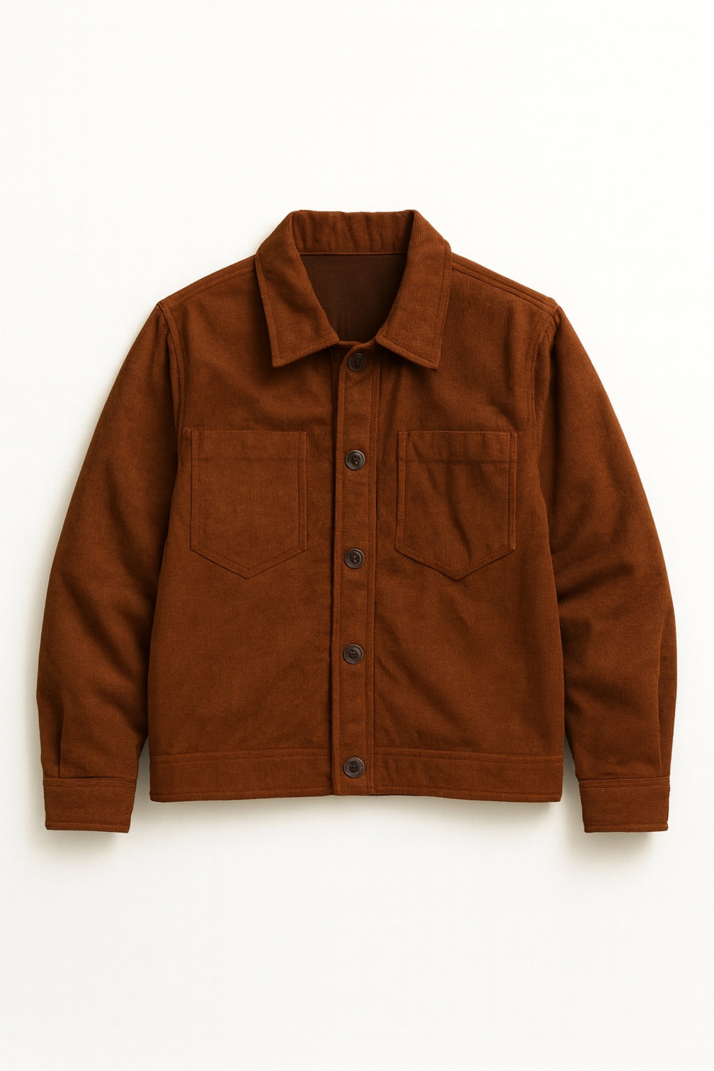 BROWN WOMEN CORDUROY JACKET