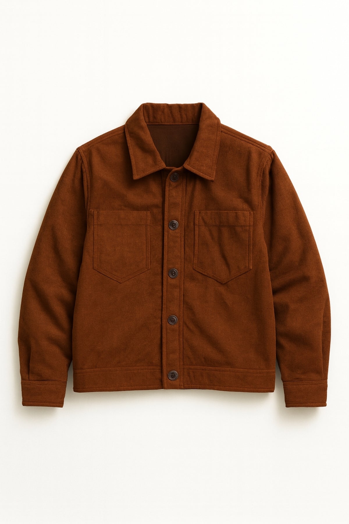 BROWN WOMEN CORDUROY JACKET