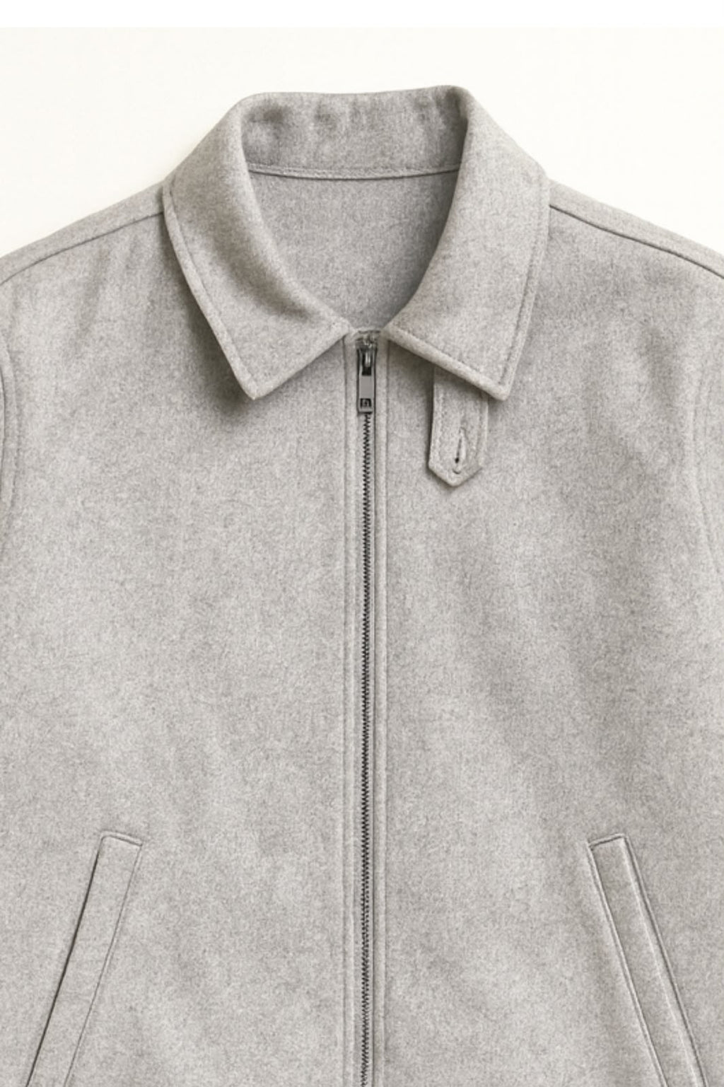 CLOUD GREY WOOL JACKET