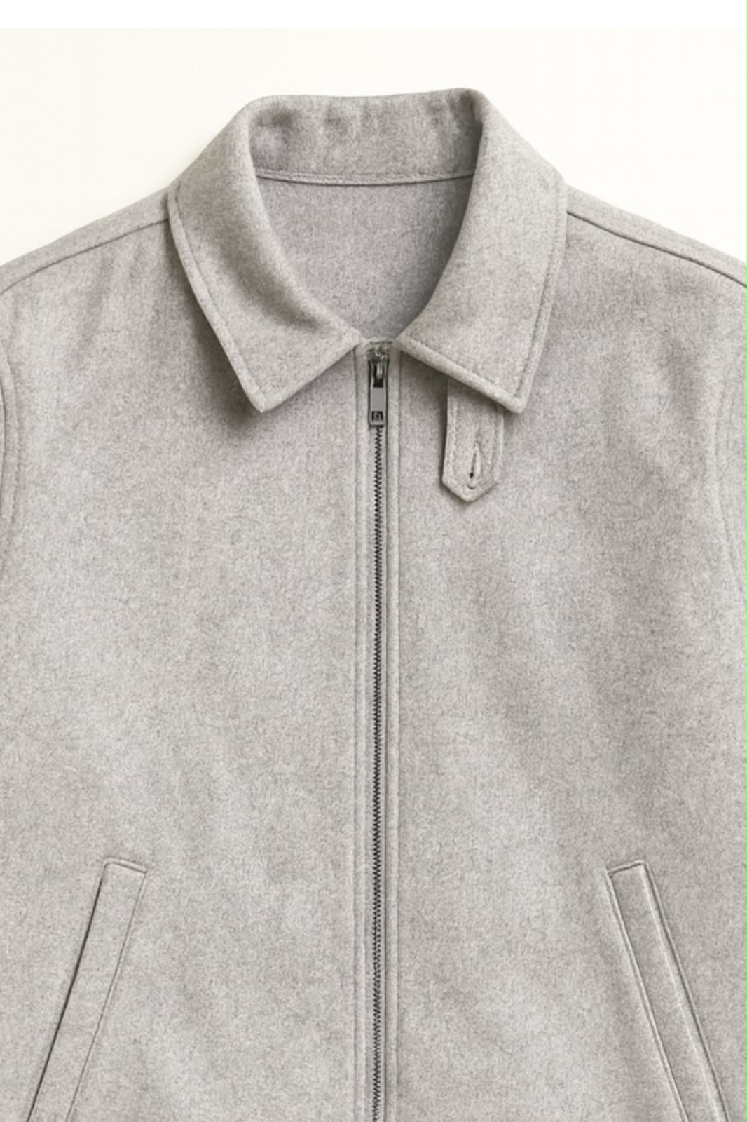 CLOUD GREY WOOL JACKET