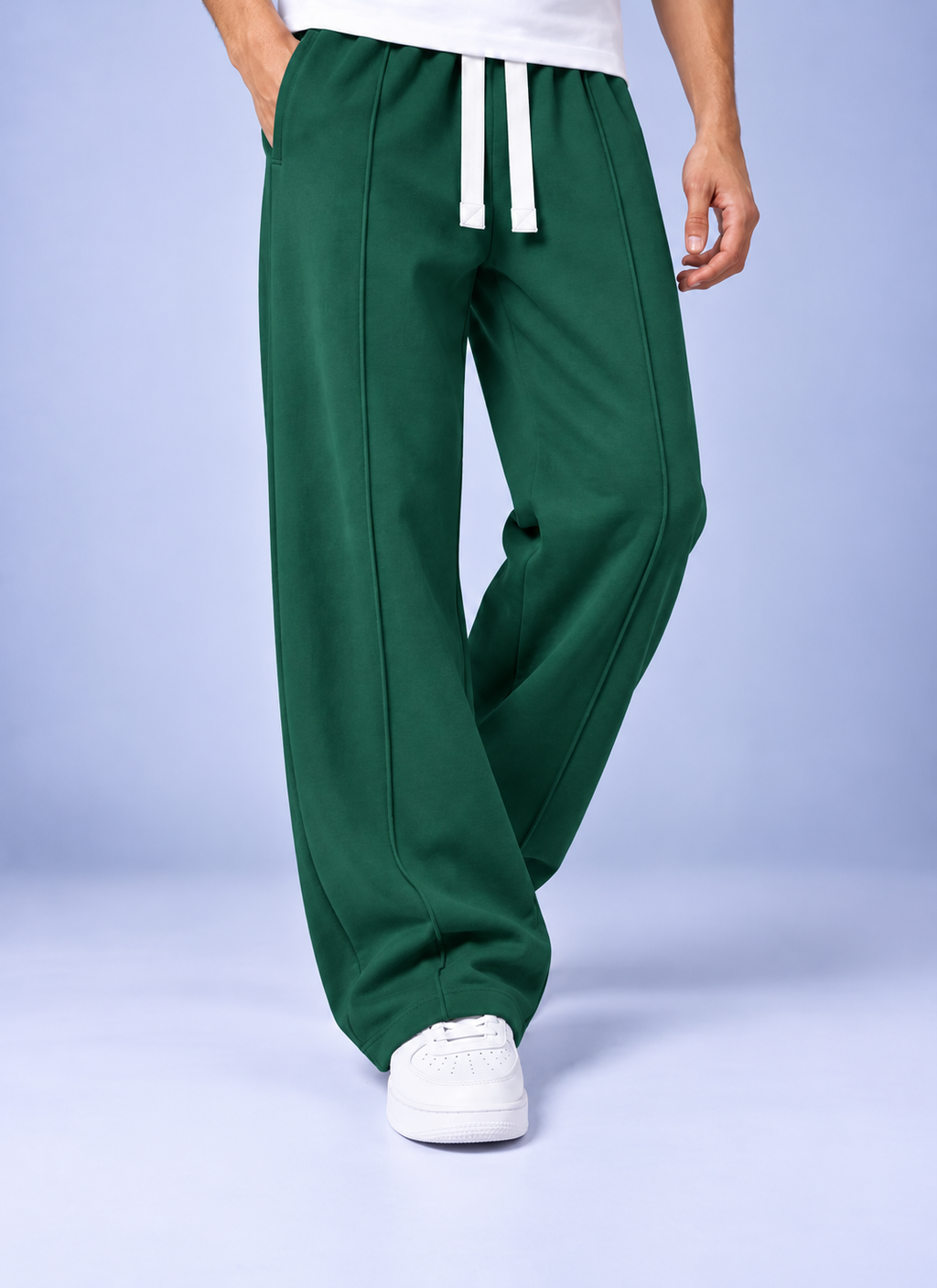 MEN’S GREEN TERRY PANTS
