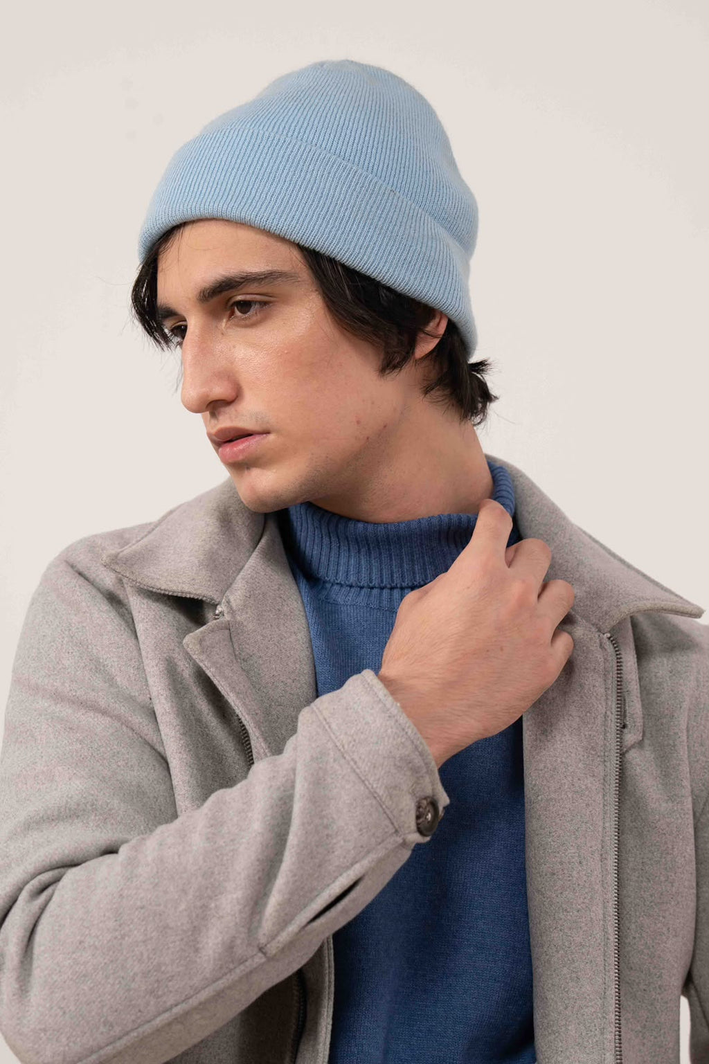CLOUD GREY WOOL JACKET