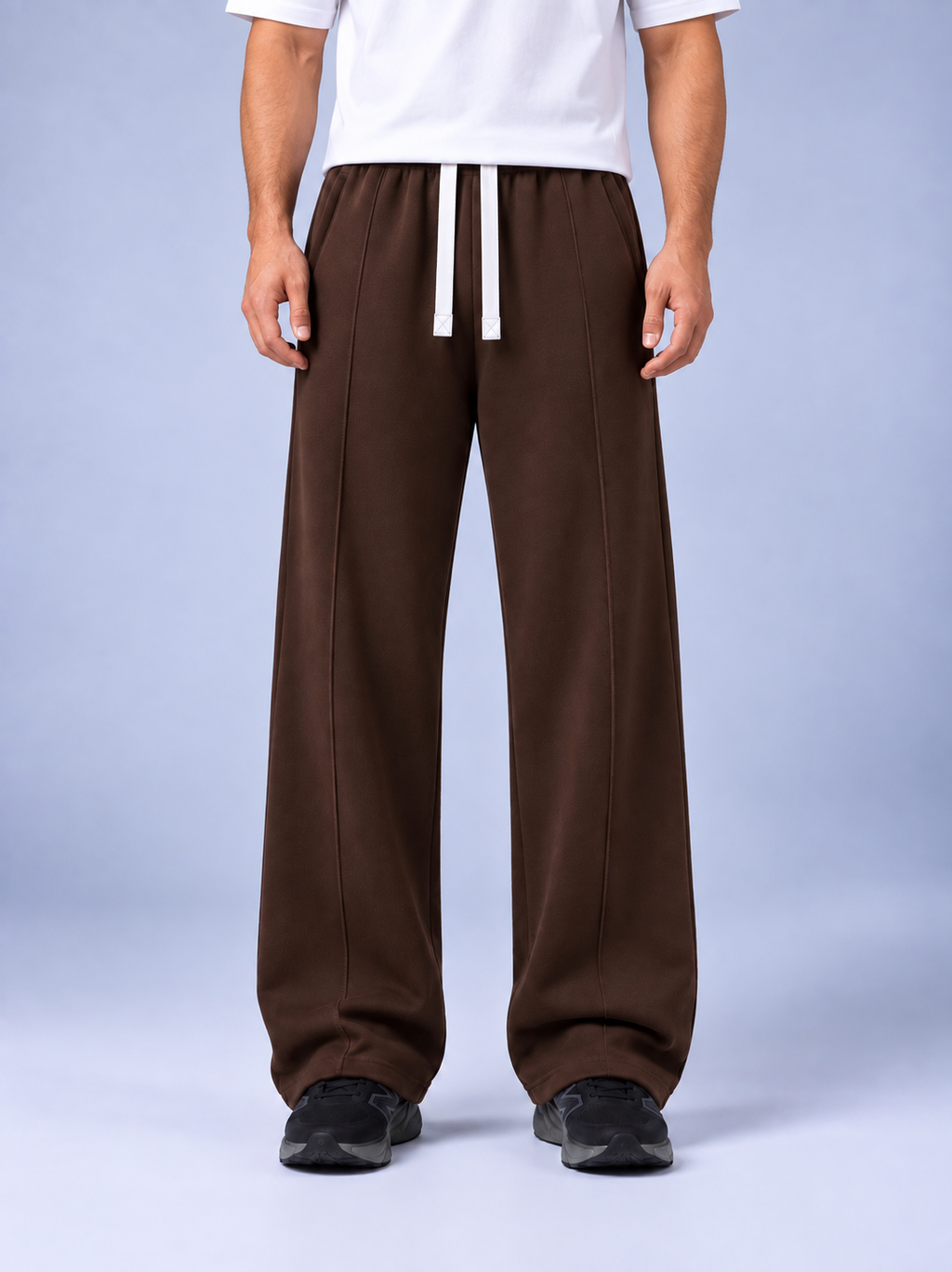 MEN’S BROWN TERRY PANTS