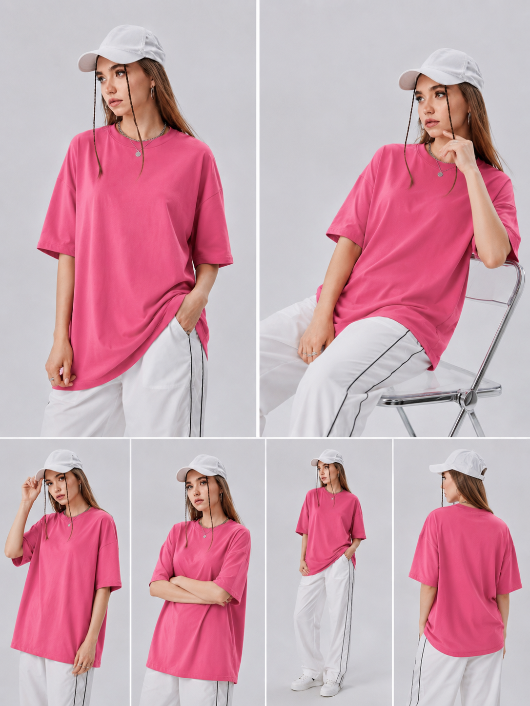 DARK PINK SPANDEX TEE