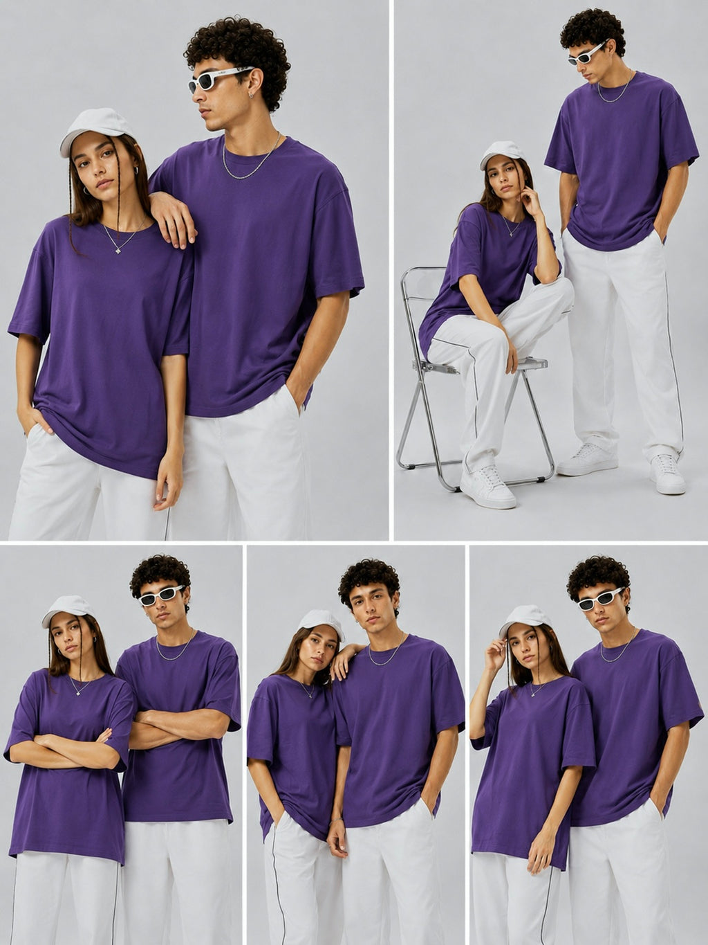 PURPLE SPANDEX TEE