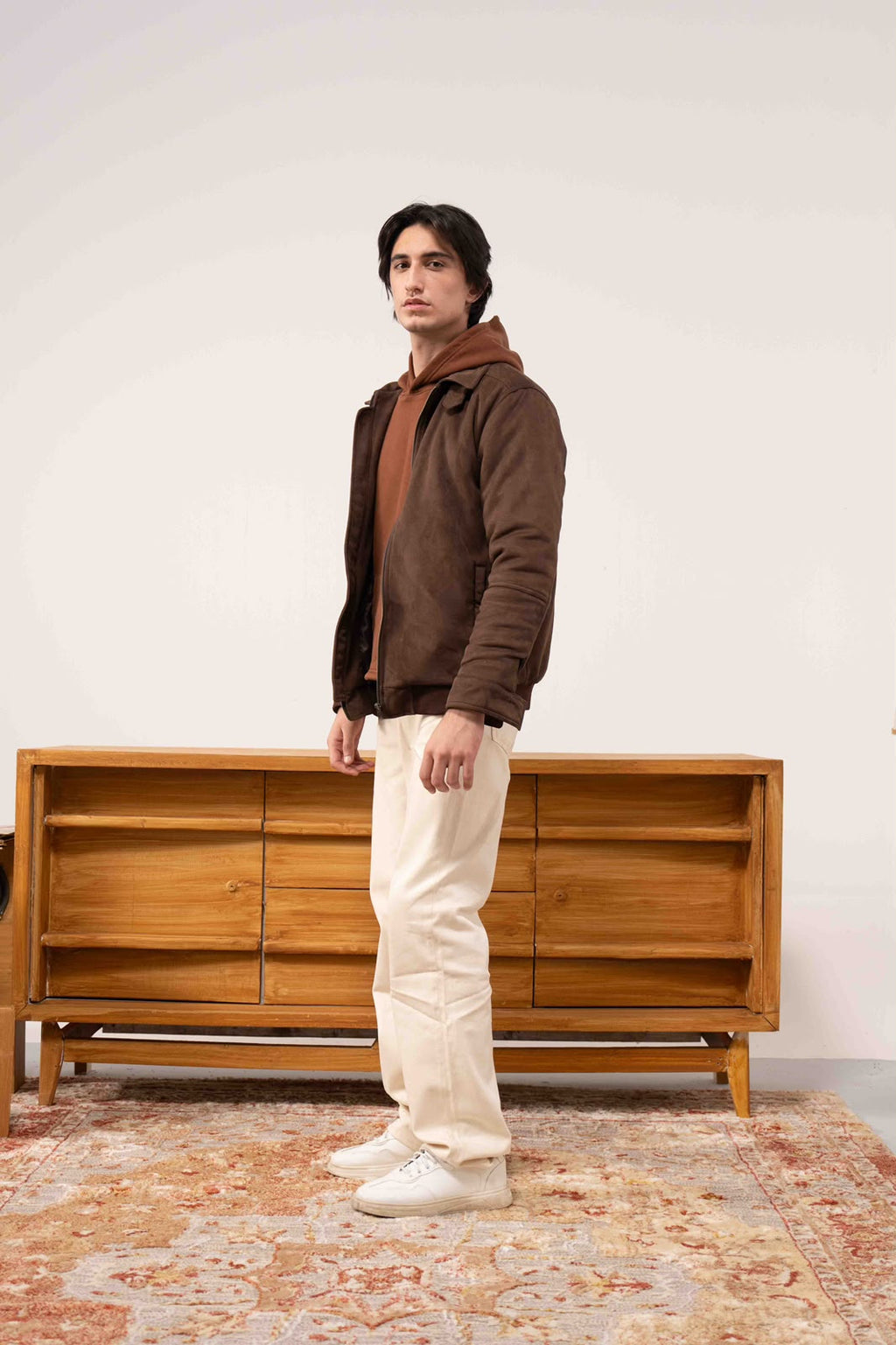 CLASSIC BROWN SUEDE JACKET