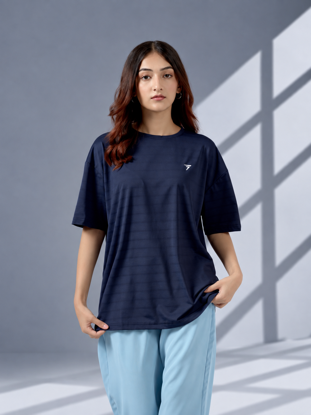 NAVY AIRFLOW PERFORMANCE TEE