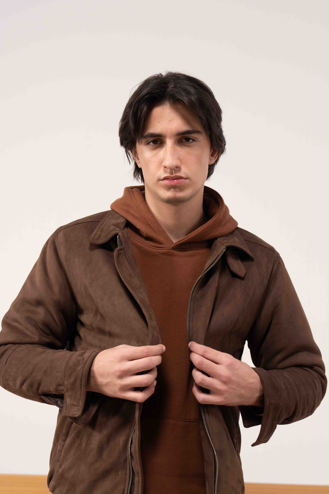 CLASSIC BROWN SUEDE JACKET