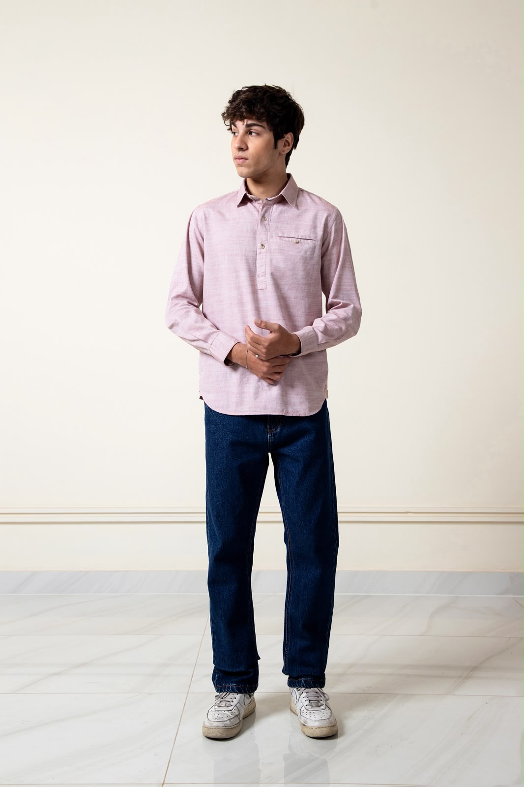 COTTON SHAMBRAY SHIRT