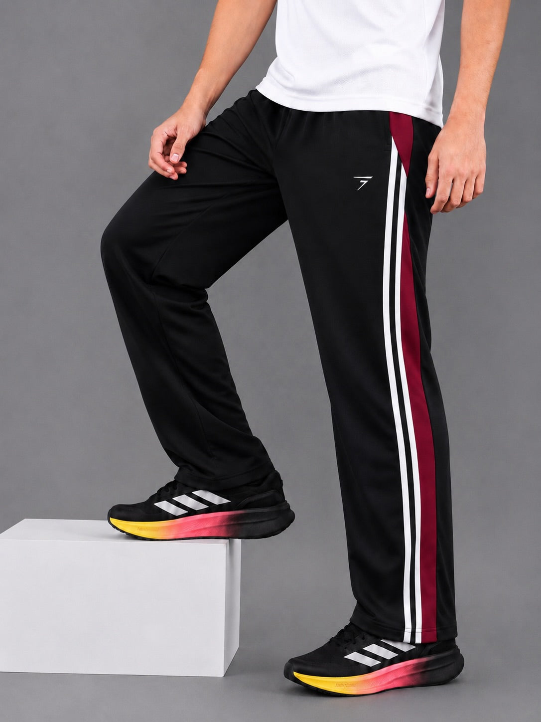 BLACK EDGE PANEL MICRO RELAX FIT BOTTOM