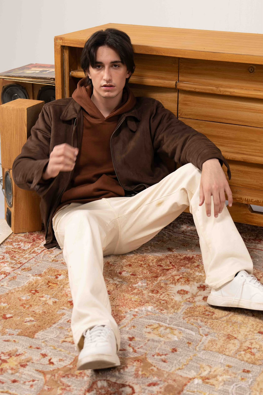 CLASSIC BROWN SUEDE JACKET
