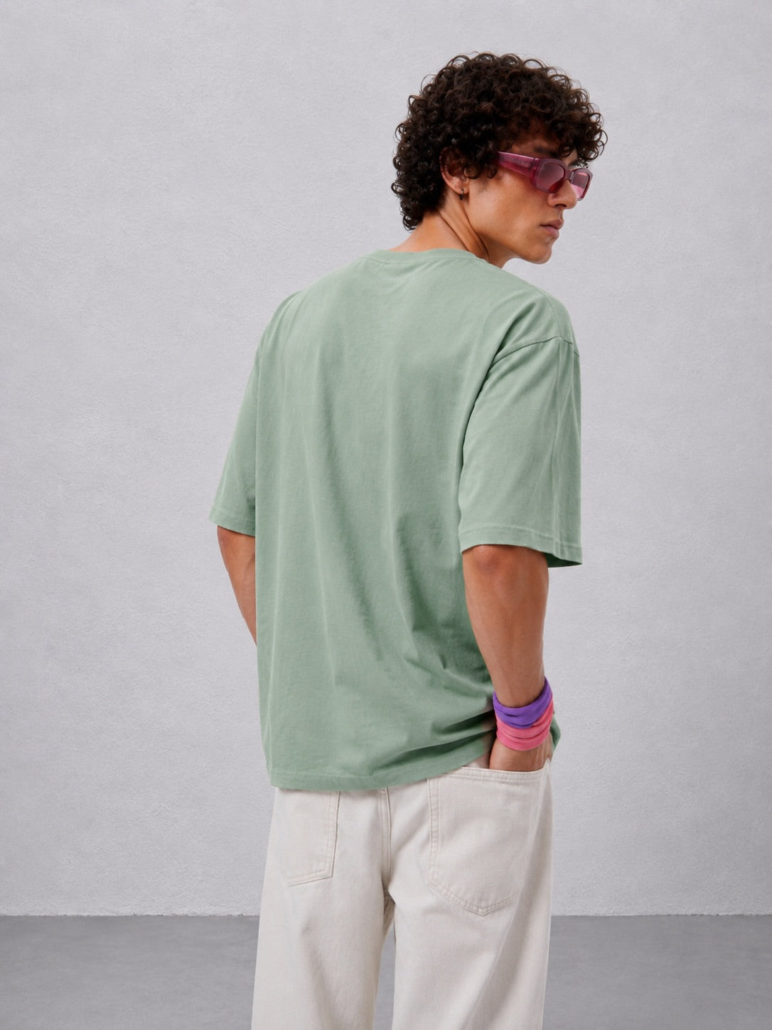 PASTEL GREEN SPANDEX TEE