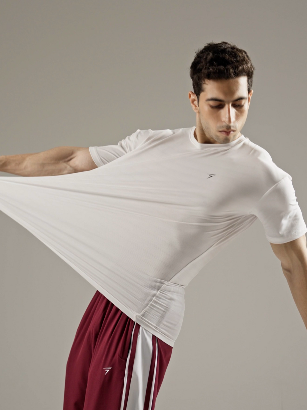 WHITE AIRFLOW PERFORMANCE TEE
