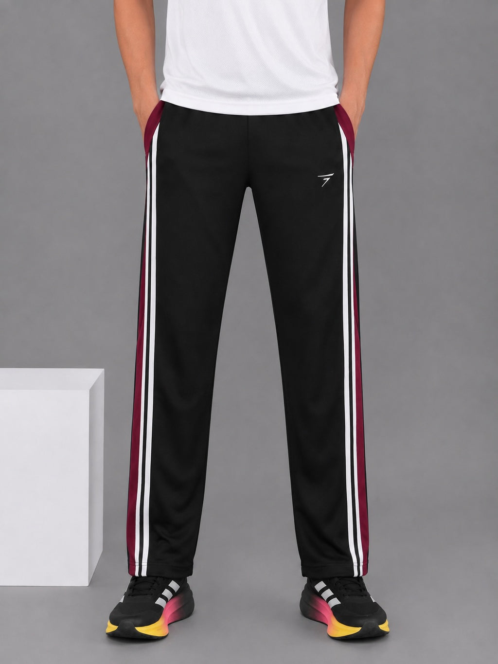 BLACK EDGE PANEL MICRO RELAX FIT BOTTOM