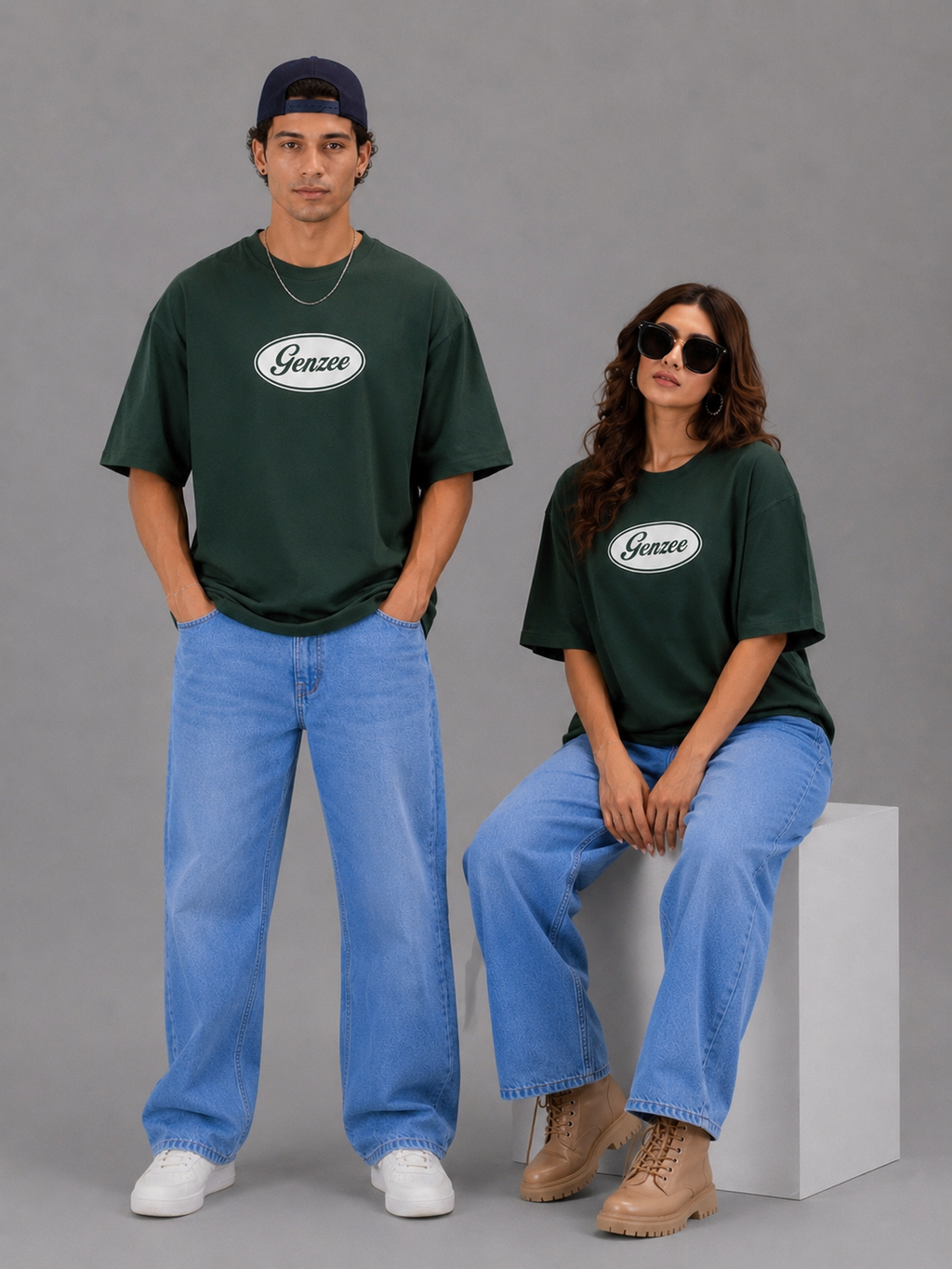 GREEN GENZEE SPANDEX TEE