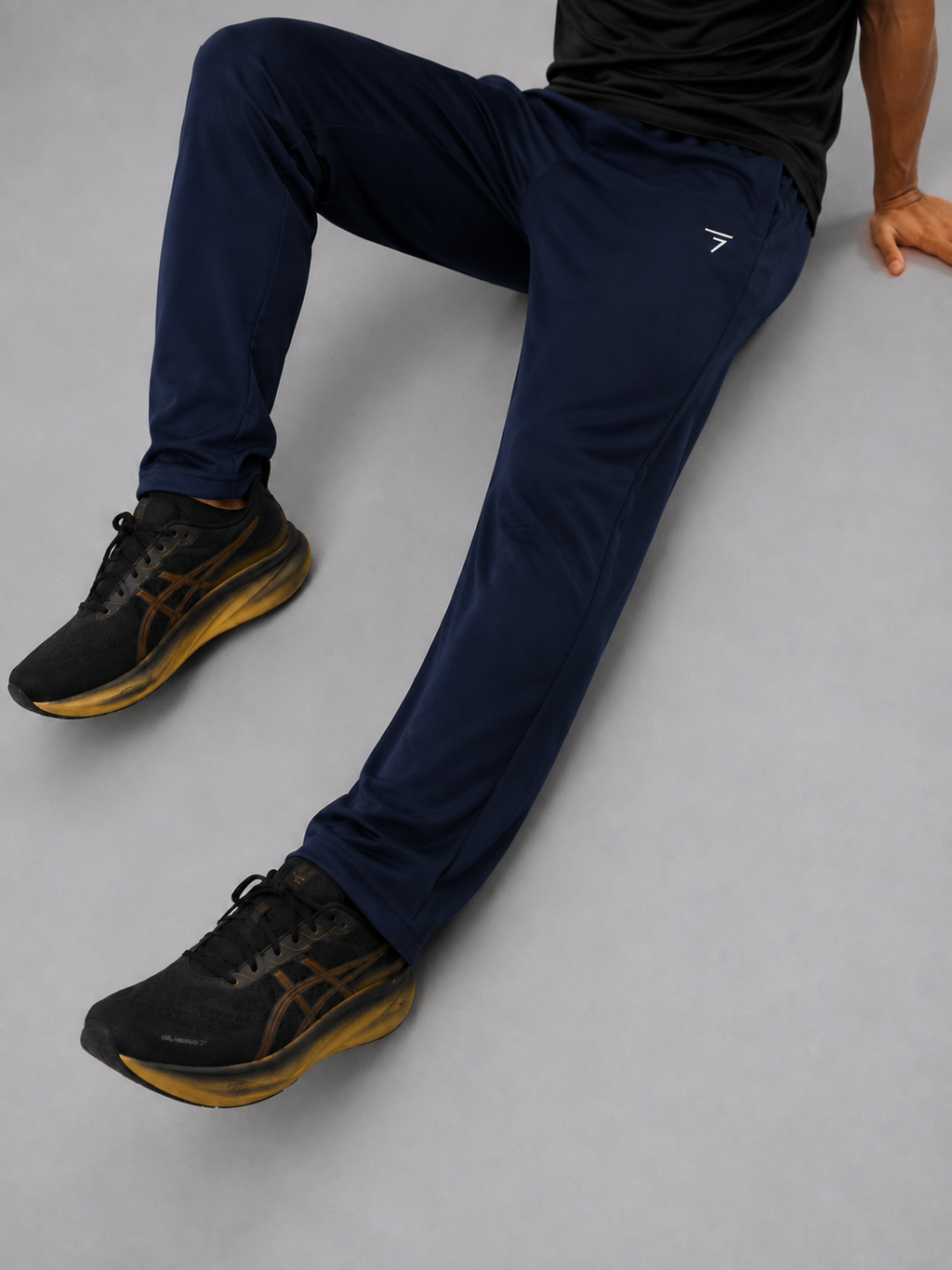 NAVY BASIC MICRO RELAX FIT BOTTOM