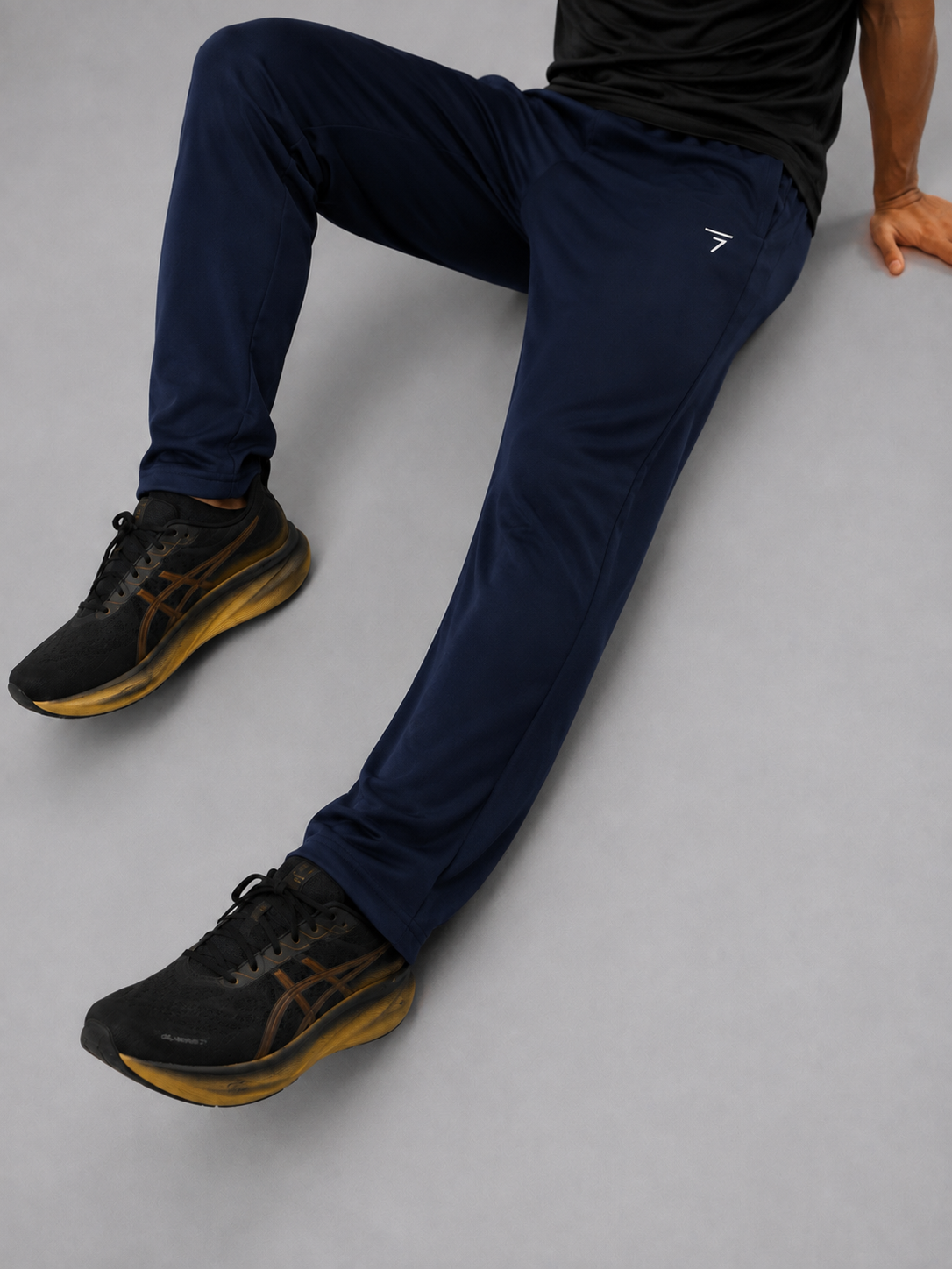 NAVY BASIC MICRO RELAX FIT BOTTOM