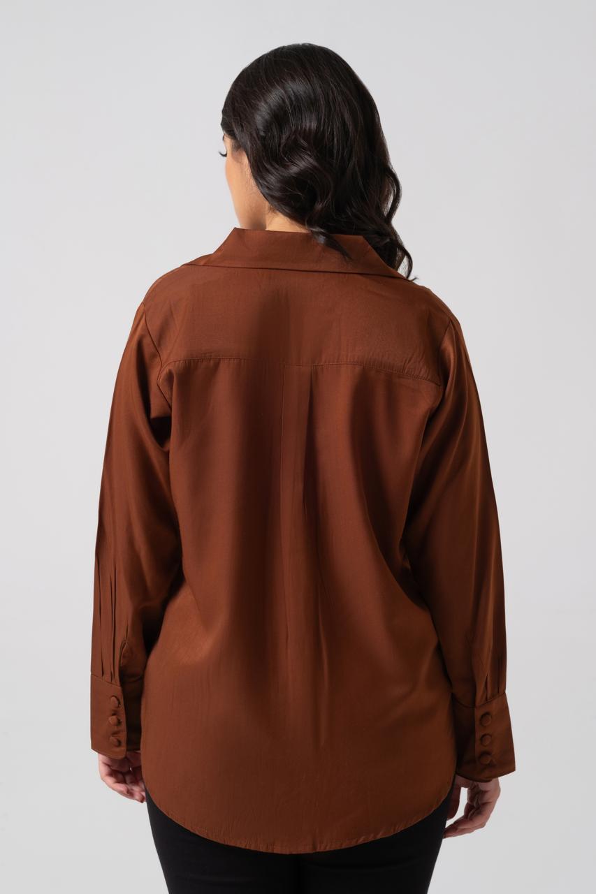 COCOA SILK SHIRT