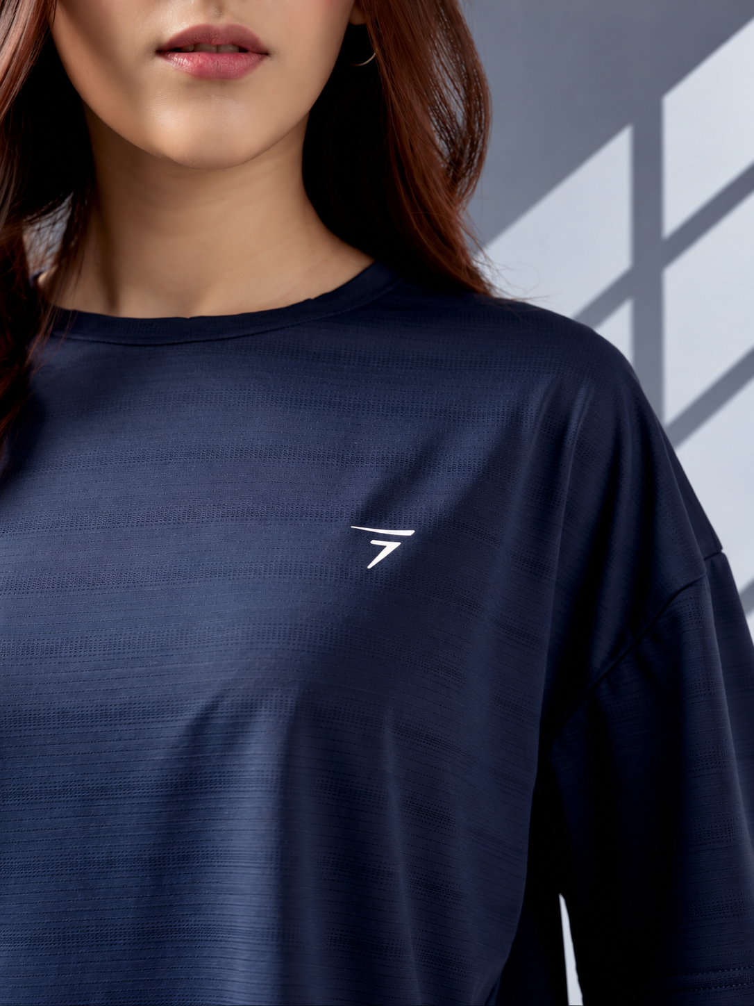 NAVY AIRFLOW PERFORMANCE TEE