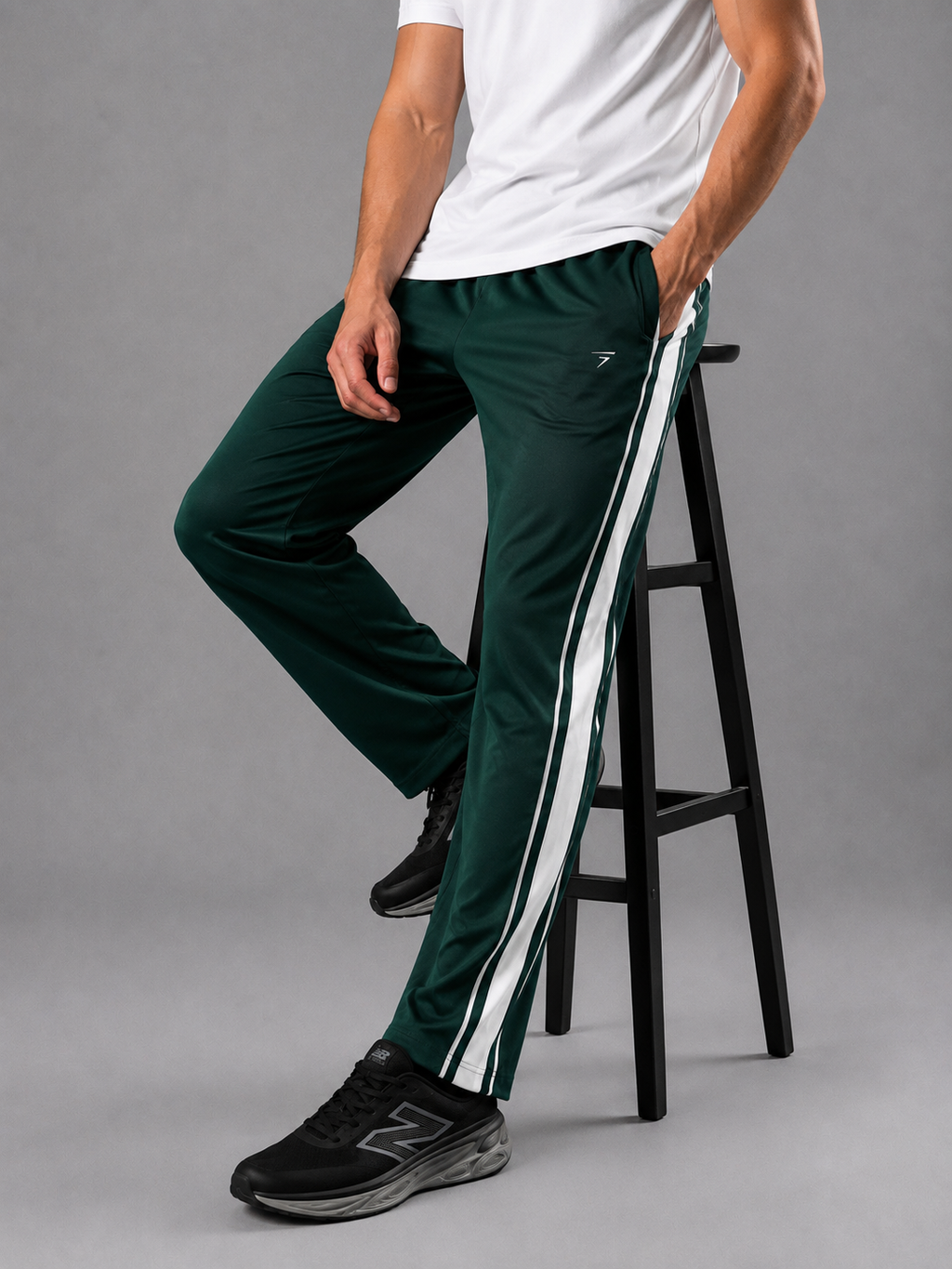 GREEN SIDE PANEL MICRO RELAX FIT BOTTOM