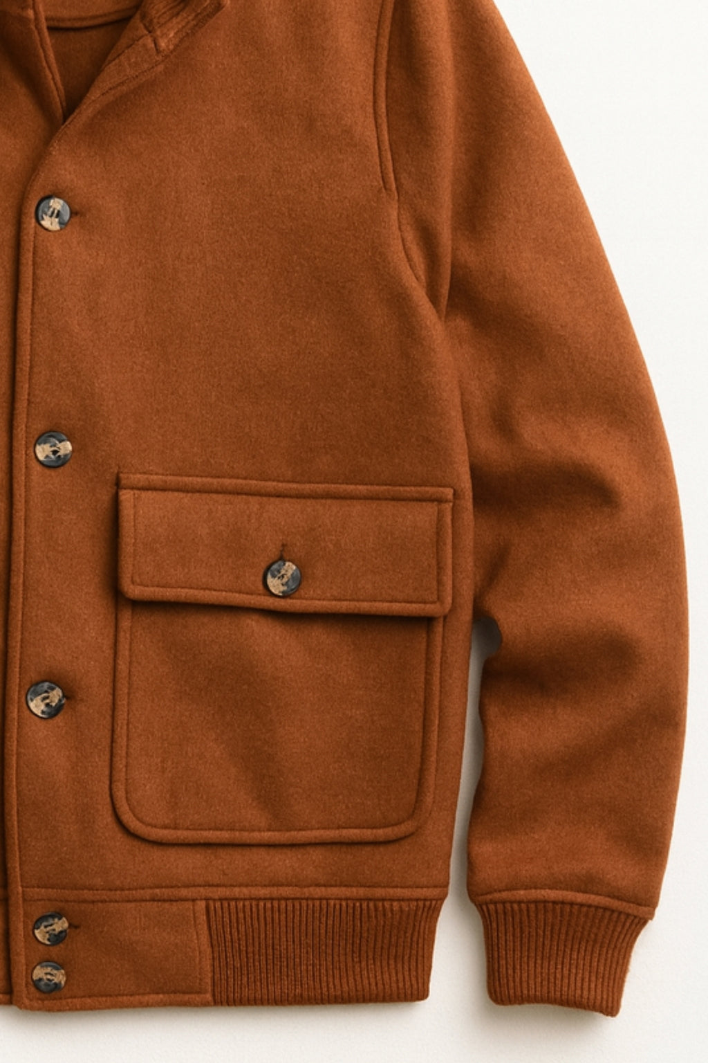 CAMEL WOOL JACKET