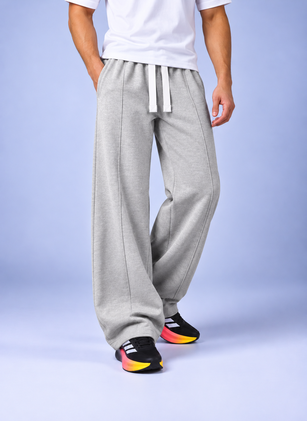 MEN’S GREY TERRY PANTS
