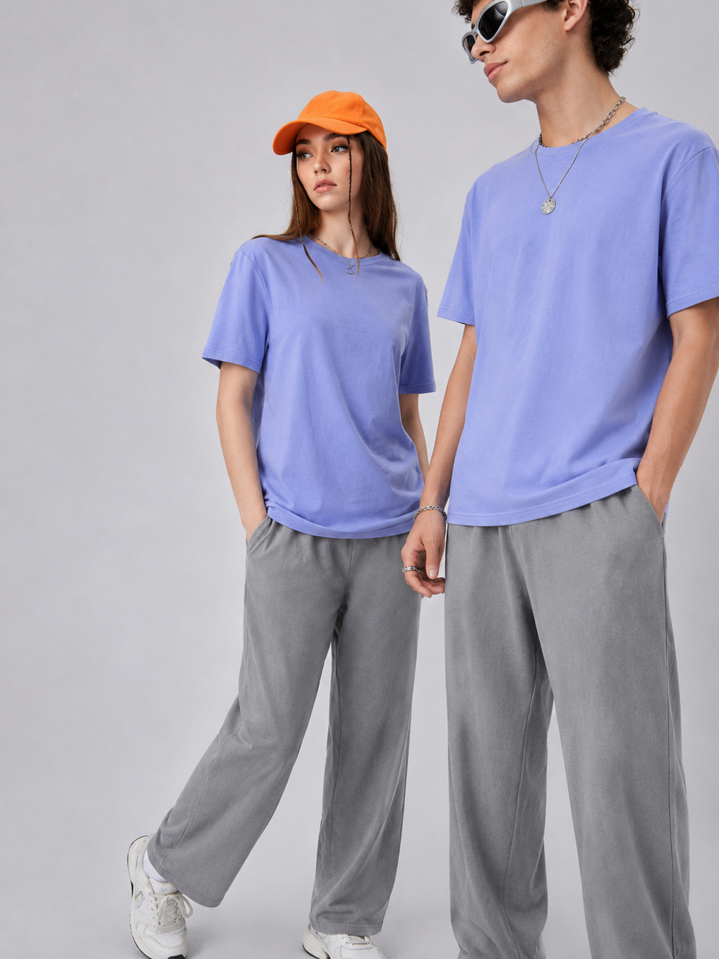 LAVENDER BLUE SPANDEX TEE