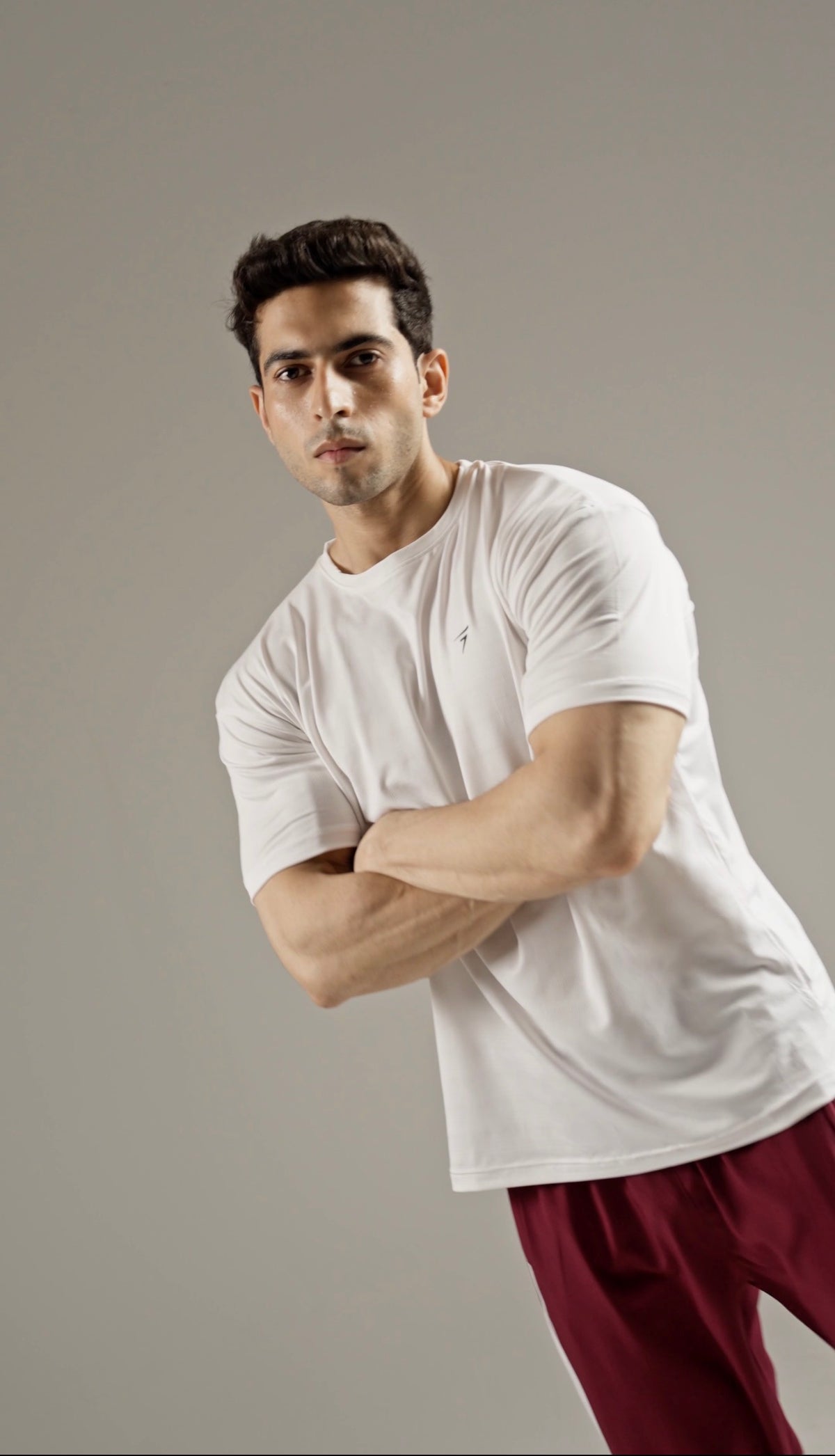 WHITE AIRFLOW PERFORMANCE TEE